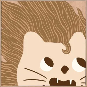 Lion Roar Canvas Art Print by Urban Road, a Prints for sale on Style Sourcebook