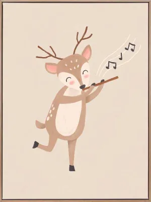 Woodland Deer?s Melody Canvas Art Print by Urban Road, a Prints for sale on Style Sourcebook