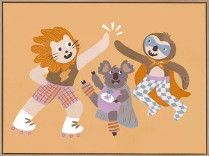 High-Five! Canvas Art Print by Urban Road, a Prints for sale on Style Sourcebook