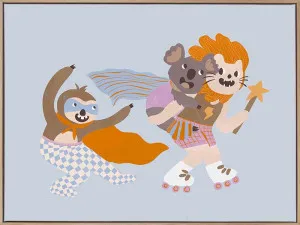 Super Buddies Canvas Art Print by Urban Road, a Prints for sale on Style Sourcebook