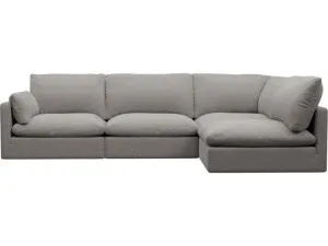 Willow Boucle Pumice Corner Sofa - 4 Seater RAF by James Lane, a Sofas for sale on Style Sourcebook