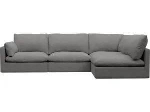 Willow California Slate Corner Sofa - 4 Seater RAF by James Lane, a Sofas for sale on Style Sourcebook