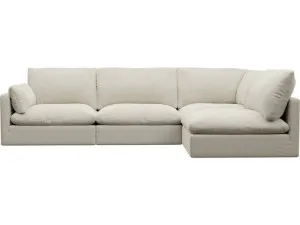 Willow Muse Flax Corner Sofa - 4 Seater RAF by James Lane, a Sofas for sale on Style Sourcebook