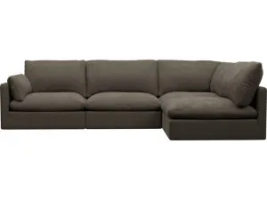 Willow Muse Mink Corner Sofa - 4 Seater RAF by James Lane, a Sofas for sale on Style Sourcebook