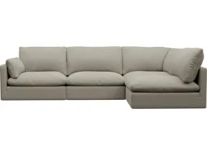 Willow Plaza Natural Corner Sofa - 4 Seater RAF by James Lane, a Sofas for sale on Style Sourcebook