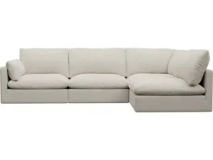 Willow Toorak Pearl Corner Sofa - 4 Seater RAF by James Lane, a Sofas for sale on Style Sourcebook
