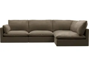 Willow Tribute Walnut Corner Sofa - 4 Seater RAF by James Lane, a Sofas for sale on Style Sourcebook