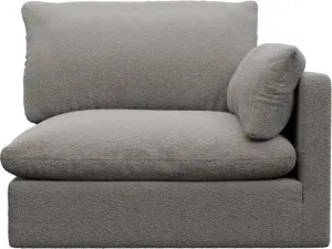 Willow Boucle Pumice 1 Seat Right Arm Facing Sofa Module by James Lane, a Sofas for sale on Style Sourcebook