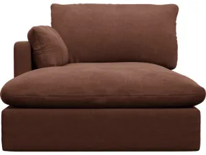 Willow Muse Rust Chaise Left Arm Facing Sofa Module by James Lane, a Sofas for sale on Style Sourcebook