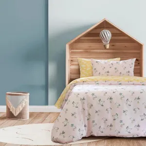 Jelly Bean Kids Seagulls Pink Quilt Cover Set by null, a Quilt Covers for sale on Style Sourcebook