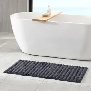 Algodon Lawson Ebony Plush Bath Mat by null, a Bathmats for sale on Style Sourcebook