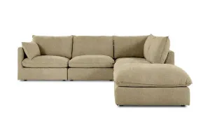 Loft Mini Right Chaise Sofa, Florence Green, by Lounge Lovers by Lounge Lovers, a Sofas for sale on Style Sourcebook