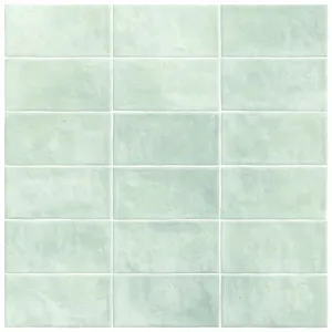 Hue Mintique Gloss 62.6x125mm by Amber, a Ceramic Tiles for sale on Style Sourcebook