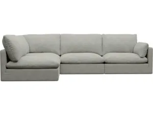 Willow Toorak Pebble Corner Sofa - 4 Seater LAF Terminal by James Lane, a Sofas for sale on Style Sourcebook