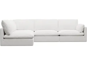 Willow Noa Fog Corner Sofa - 4 Seater LAF Terminal by James Lane, a Sofas for sale on Style Sourcebook