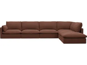 Willow Muse Rust Modular Sofa - 6 Seater RAF Terminal by James Lane, a Sofas for sale on Style Sourcebook