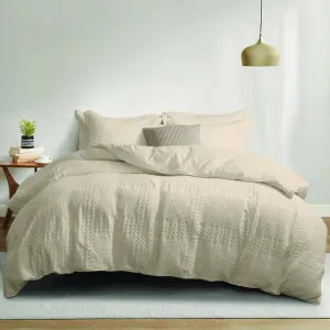 Bas Phillips Berkshire Cotton Waffle Birch Quilt Cover Set by null, a Quilt Covers for sale on Style Sourcebook