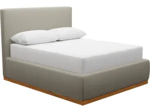 Haven Dark Gas Lift Bed Plaza Natural by James Lane, a Beds & Bed Frames for sale on Style Sourcebook