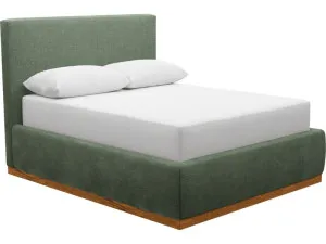 Haven Dark Gas Lift Bed Tribute Dark Jade by James Lane, a Beds & Bed Frames for sale on Style Sourcebook