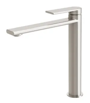 Teel Hob Tall Basin Mixer 200mm Spout 5Star Lead Free | Made From Brass In Brushed Nickel By Phoenix by PHOENIX, a Bathroom Taps & Mixers for sale on Style Sourcebook