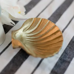 LVD Brass Shell Trinket Home Decorative Key Bowl dish & Jewelry Bowl by La Vida Trading, a Platters & Serving Boards for sale on Style Sourcebook