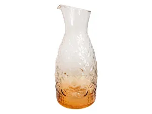 Peach /Pink Vintage Decanter Jug by La Vida Trading, a Decanters & Carafs for sale on Style Sourcebook