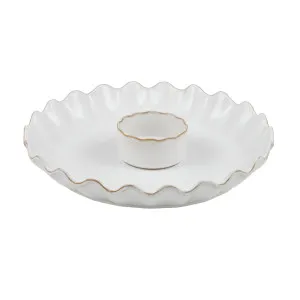 Agua 2-Piece Ceramic Serve Set by Coast to Coast, a Platters & Serving Boards for sale on Style Sourcebook