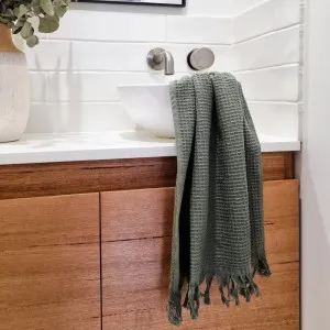 J.Elliot Camilla set of 2 hand bath towels chive by J Elliot, a Towels & Washcloths for sale on Style Sourcebook