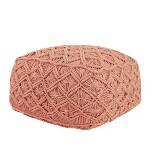J.Elliot Petra clay Ottoman 60cm x 60cm x 35cm by J Elliot, a Ottomans for sale on Style Sourcebook