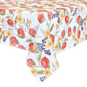 J.Elliot Pomegranate White Tablecloth 150x250cm by J Elliot, a Table Cloths & Runners for sale on Style Sourcebook