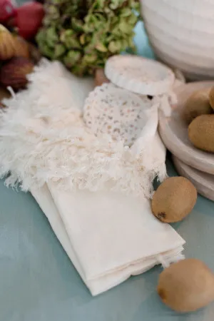 J.Elliot Avani set of 4 napkins ivory by J Elliot, a Napkins for sale on Style Sourcebook