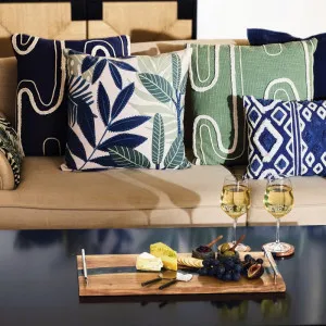 J.Elliot Bently serving tray with handles Evergreen 60x28cm by J Elliot, a Platters & Serving Boards for sale on Style Sourcebook