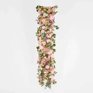 Artificial Flora Flower Table Runner Light Pink by Florabelle Living, a Plants for sale on Style Sourcebook