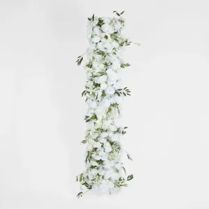 Artificial Flora Flower Table Runner White by Florabelle Living, a Plants for sale on Style Sourcebook