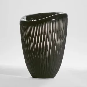 Fossil Tall Vase Black by Florabelle Living, a Vases & Jars for sale on Style Sourcebook