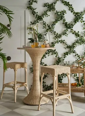 Belle Bar Stool Natural Outdoor Undercover by Florabelle Living, a Bar Stools for sale on Style Sourcebook
