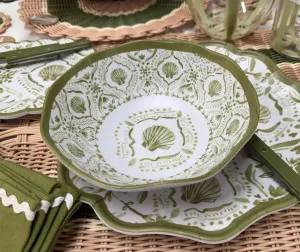 Set of 4 Costiera Melamine Bowls 19x6.5cm Olive by Coast to Coast, a Salad Bowls & Servers for sale on Style Sourcebook