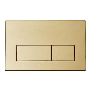 Argent Kubic Flush Plate Mechanical Brushed Gold by Argent, a Toilets & Bidets for sale on Style Sourcebook