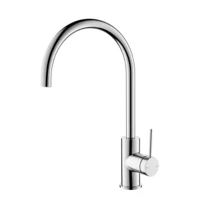 Bella Vista Mica Gooseneck Sink Mixer Chrome by Bella Vista, a Kitchen Taps & Mixers for sale on Style Sourcebook