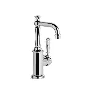 Brodware Neu England Basin Mixer With Metal Lever Durobrite Chrome by Brodware, a Bathroom Taps & Mixers for sale on Style Sourcebook