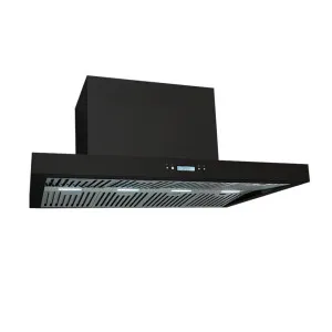 Euro Alfresco Canopy Rangehood, 120cm, Black by Euro Alfresco, a Rangehoods for sale on Style Sourcebook