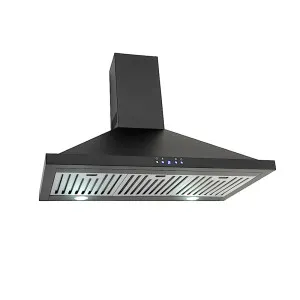 Euro Alfresco Canopy Rangehood | Black | 90cm by Euro Alfresco, a Rangehoods for sale on Style Sourcebook