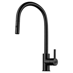 Franke Eos Neo Black Steel Pull-Out Tap by Franke, a Kitchen Taps & Mixers for sale on Style Sourcebook