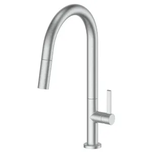 Greens Luxe Pull-Down Sink Mixer Brushed Stainless by Greens, a Kitchen Taps & Mixers for sale on Style Sourcebook