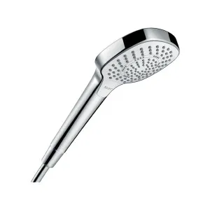 Hansgrohe Croma Select E Hand Shower 110 Multi EcoSmart 9 l/min White/Chrome by Hansgrohe, a Shower Heads & Mixers for sale on Style Sourcebook
