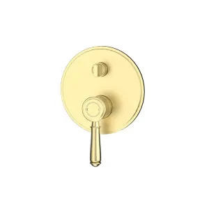 Ikon Clasico Wall Diverter Mixer Trim Kits Brushed Gold by Ikon, a Bathroom Taps & Mixers for sale on Style Sourcebook