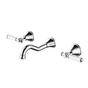 Ikon Clasico Bath Set Chrome - Ceramic Handle by Ikon, a Bathtubs for sale on Style Sourcebook