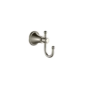 Ikon Clasico Robe Hook Brushed Nickel by Ikon, a Shelves & Hooks for sale on Style Sourcebook