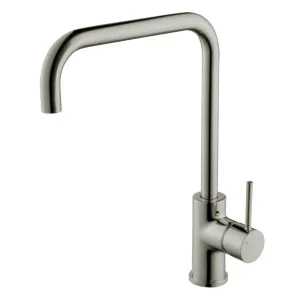 Ikon Hali Square Sink Mixer Brushed Nickel by Ikon, a Kitchen Taps & Mixers for sale on Style Sourcebook