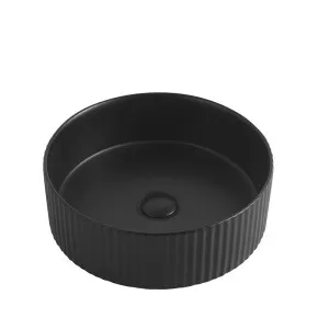 Otti Marlo Round Basin Matt Black 400mm by Otti, a Basins for sale on Style Sourcebook